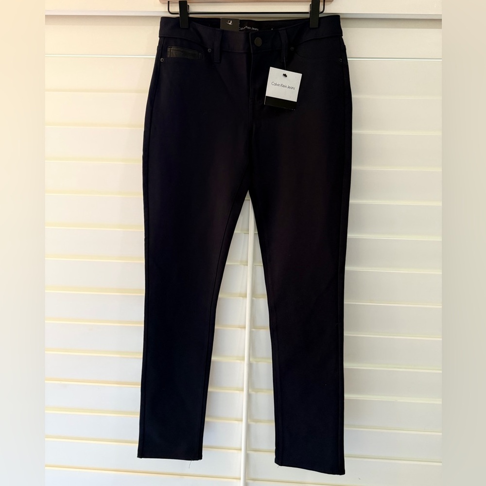 Calvin Klein French Navy Lightweight Jeans - Picture 2 of 7
